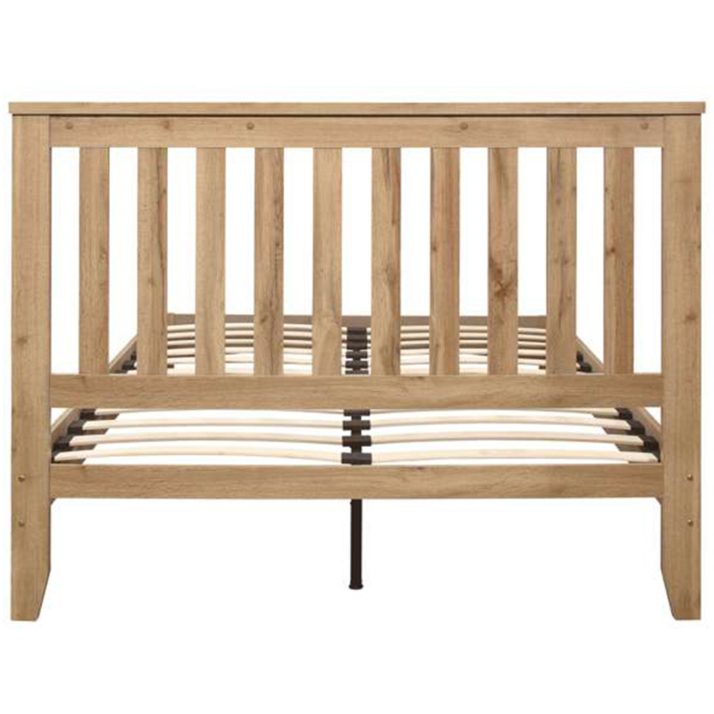 Hampstead Double Wooden Bed Frame Image 6