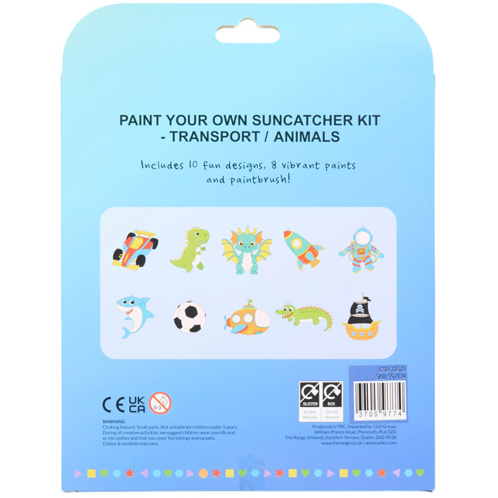 Art Studio Paint Your Own Space Sun Catcher Kit Image 3