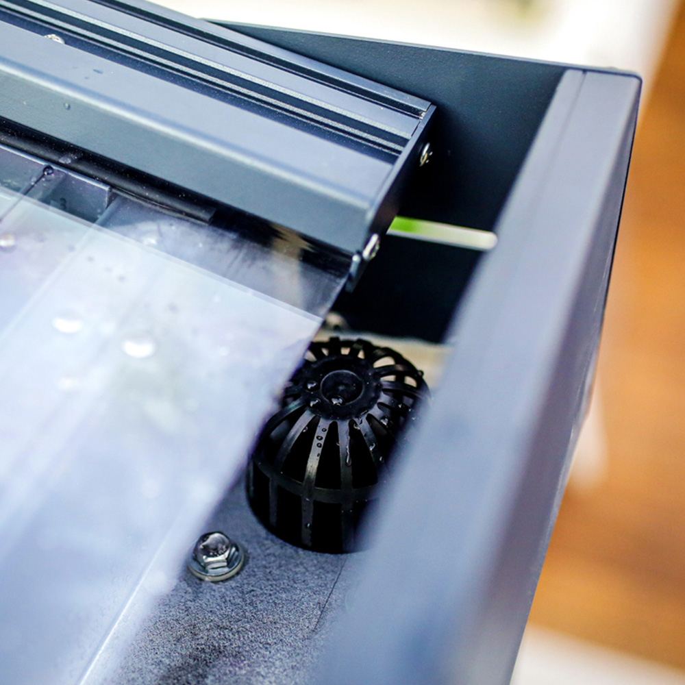 Palram Canopia Stockholm Grey and Clear 3.4 x 5.9m Patio Cover Image 2