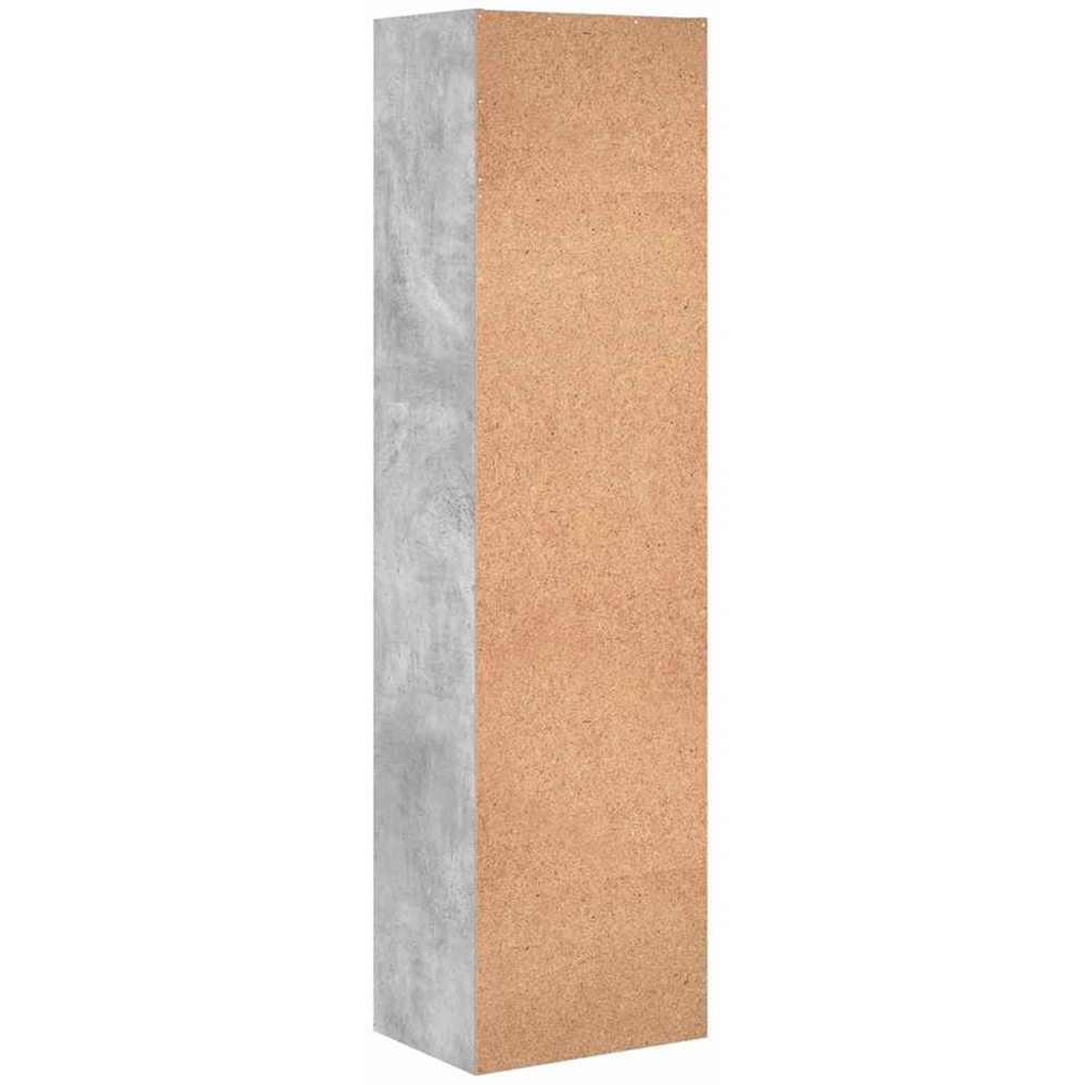 vidaXL 4 Shelf Concrete Grey Bookcase Image 7