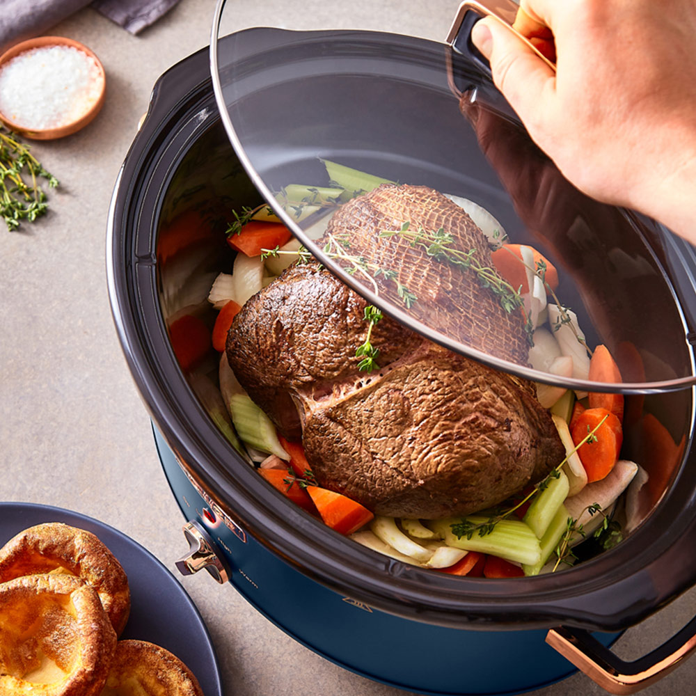 Tower Cavaletto Blue 6.5L Slow Cooker Image 6