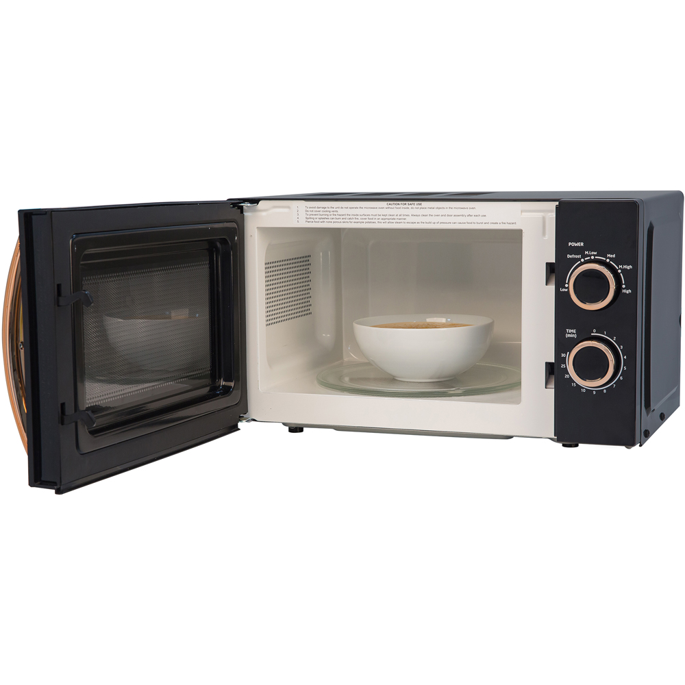 Russell Hobbs RHM1727RG Rose Gold 17L Microwave Image 4