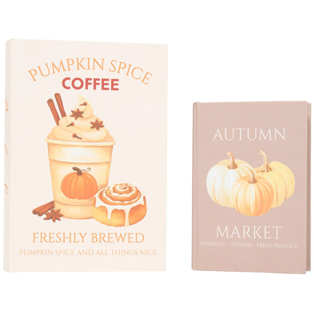 Set of 2 Autumn Book Boxes Image 7