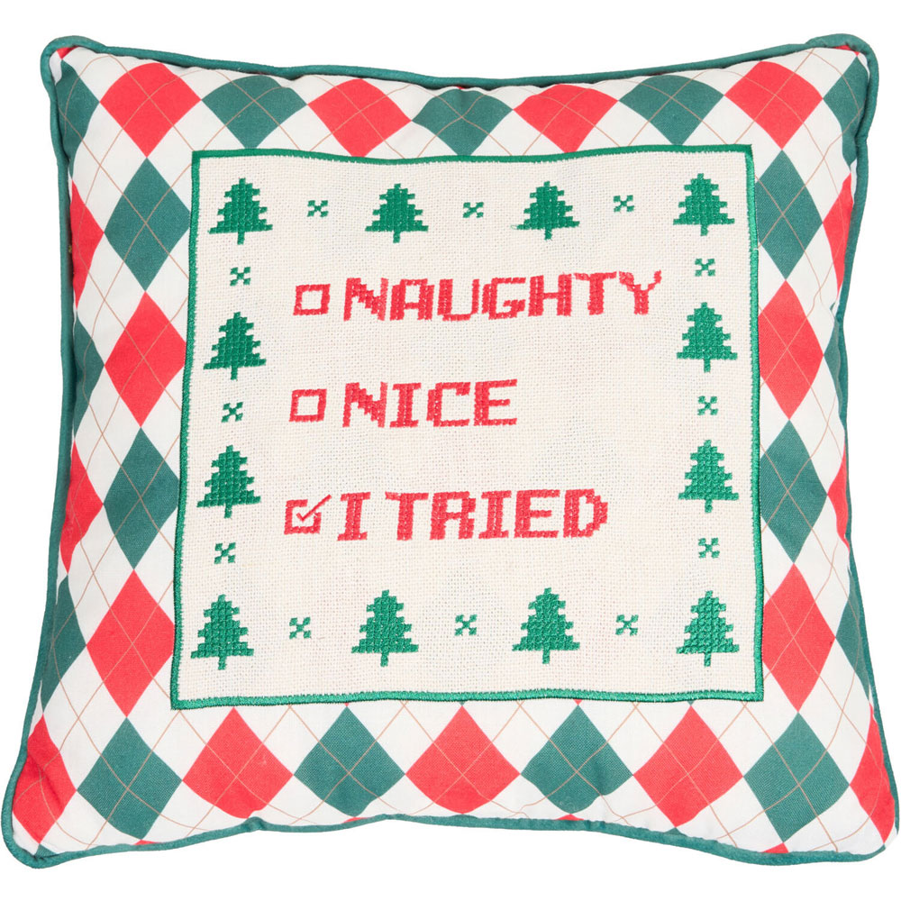 Christmas Slogan Cushion Image 2