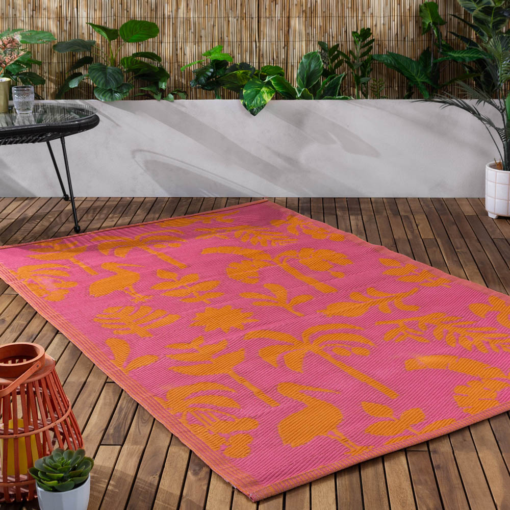 furn. Marula Orange Recycled Rug 120 x 180cm Image 7