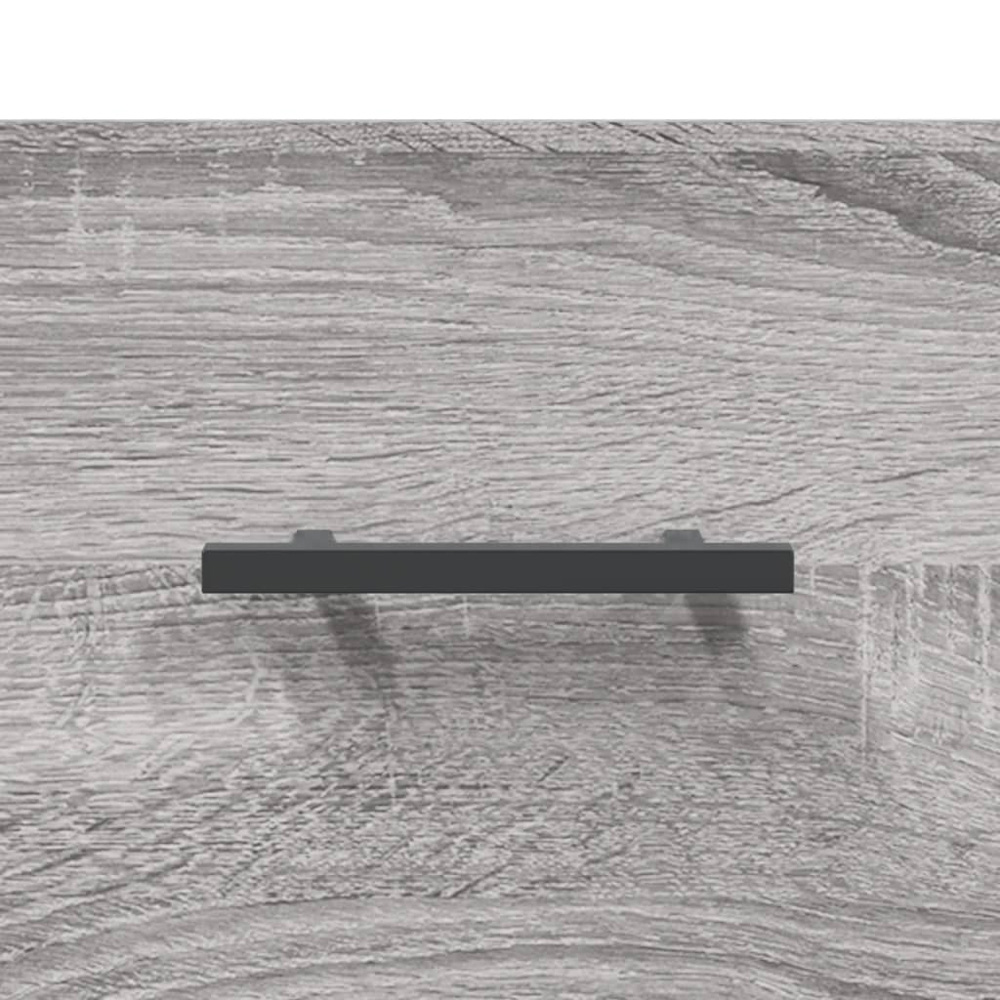 vidaXL 2 Drawer 2 Shelf Grey TV Cabinet Image 9
