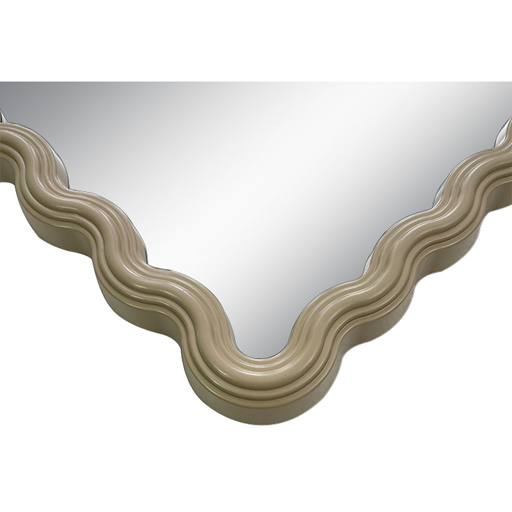 Fawn Wavy Mirror Beige Image 8
