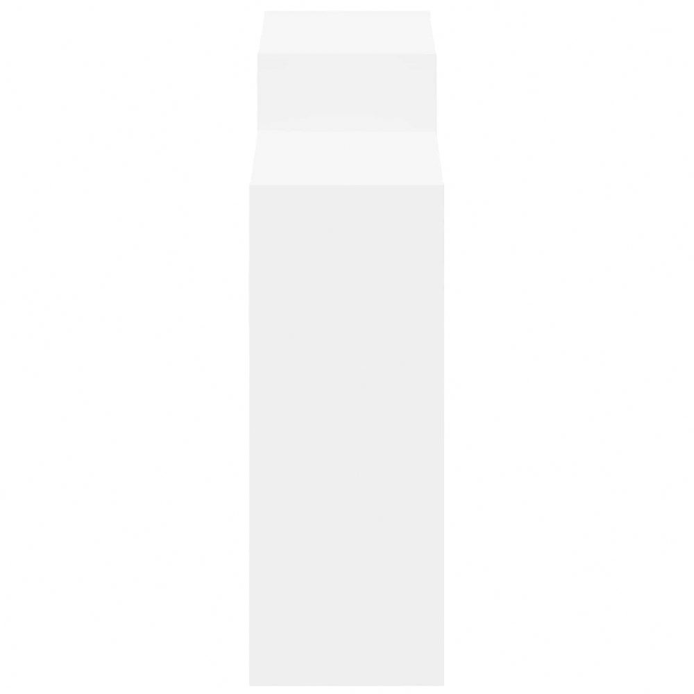 vidaXL 6 Open Shelf White Sideboard Image 6