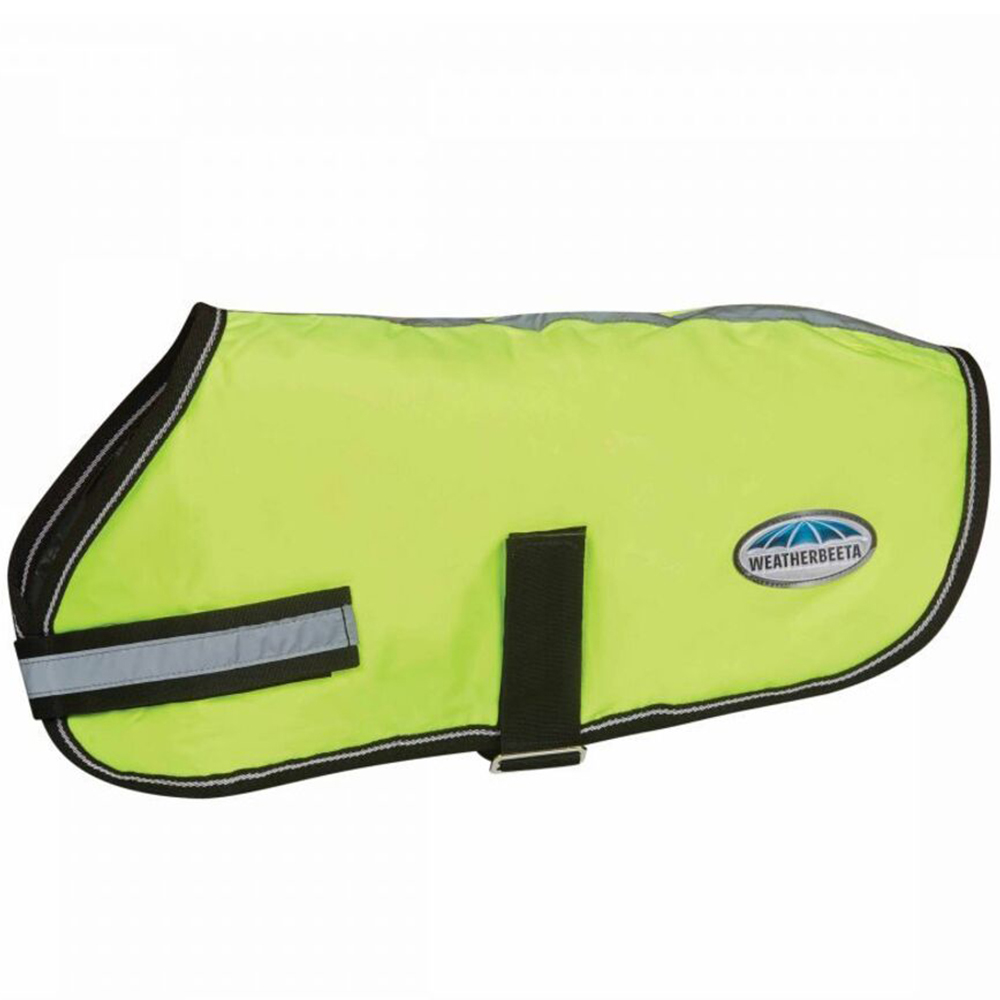 Weatherbeeta Reflective Parka Dog Coat 65cm Yellow Image 1