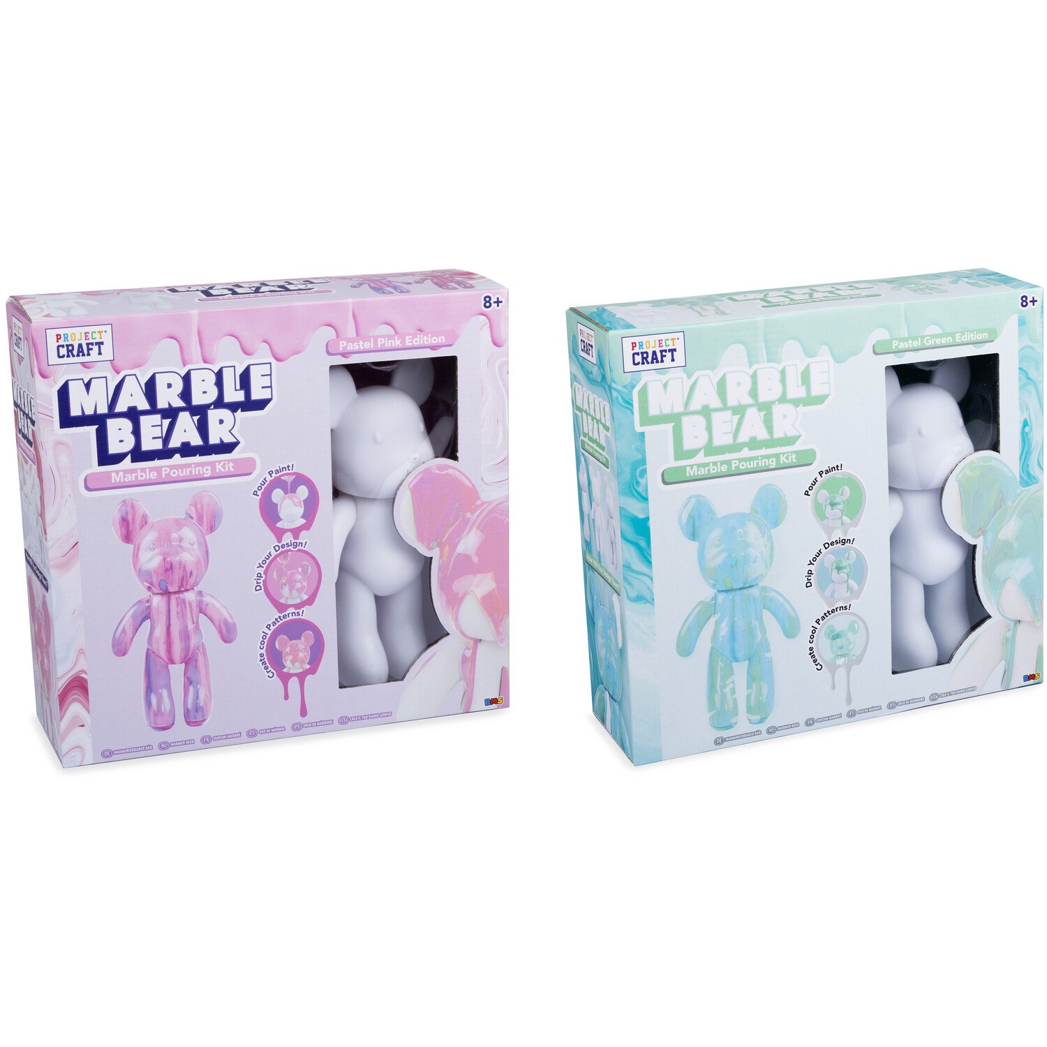 Giant Paint Pour Marble Bear Kit Image 3