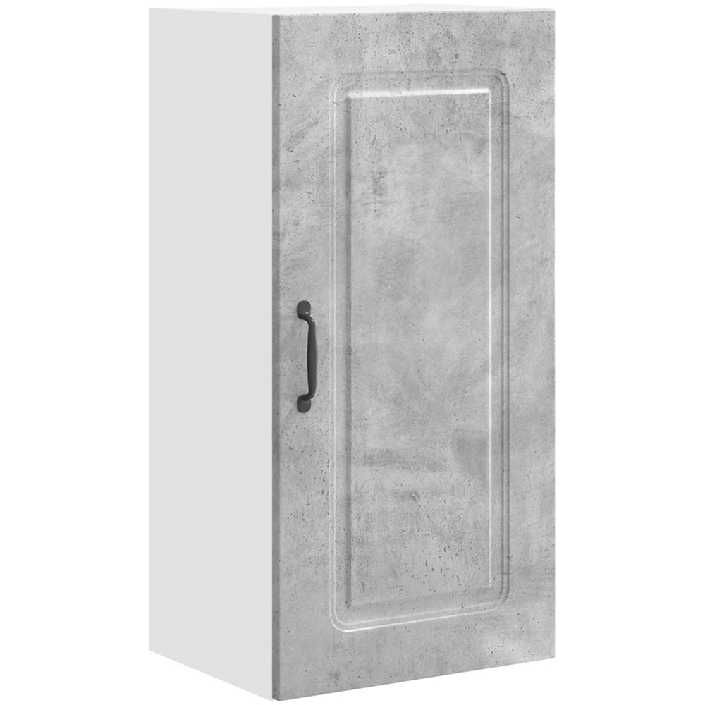 vidaXL Kalmar Single Door Concrete Grey Wall Kitchen Cabinet Image 2
