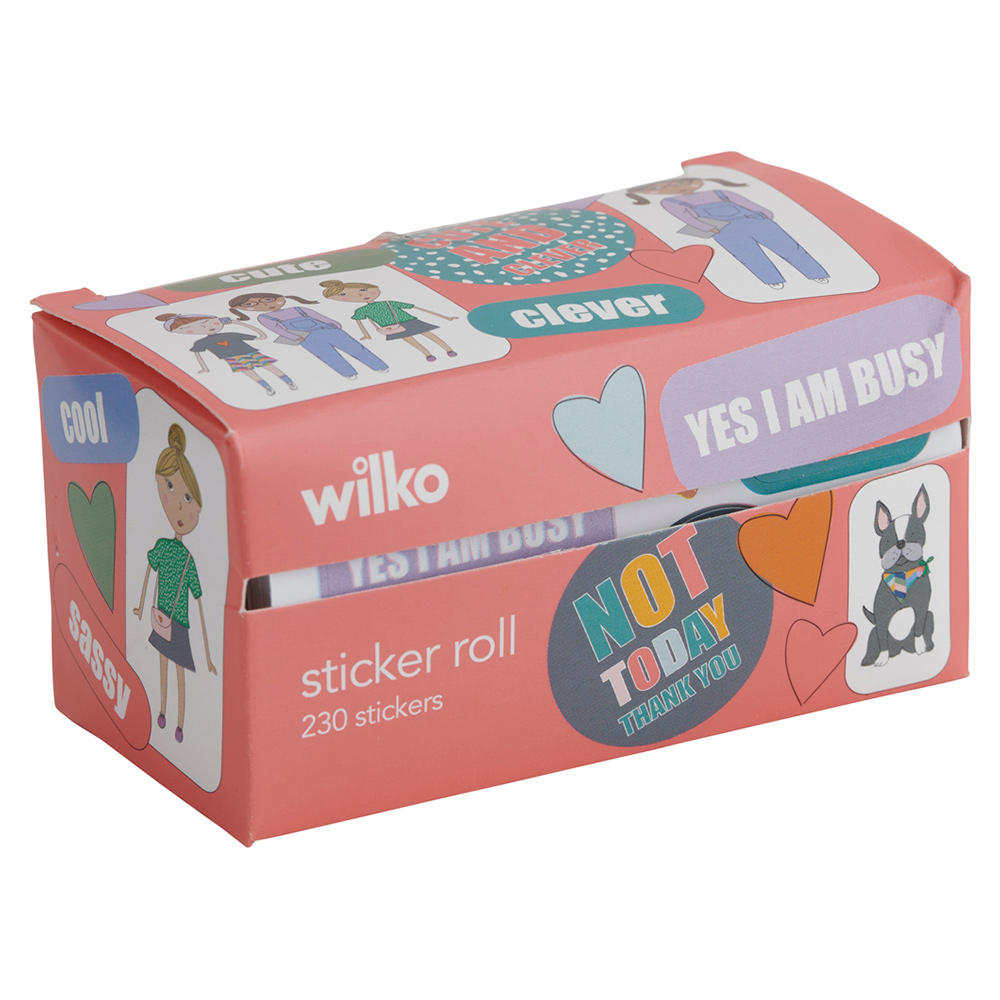 Wilko Sassy Sticker Roll Image 2