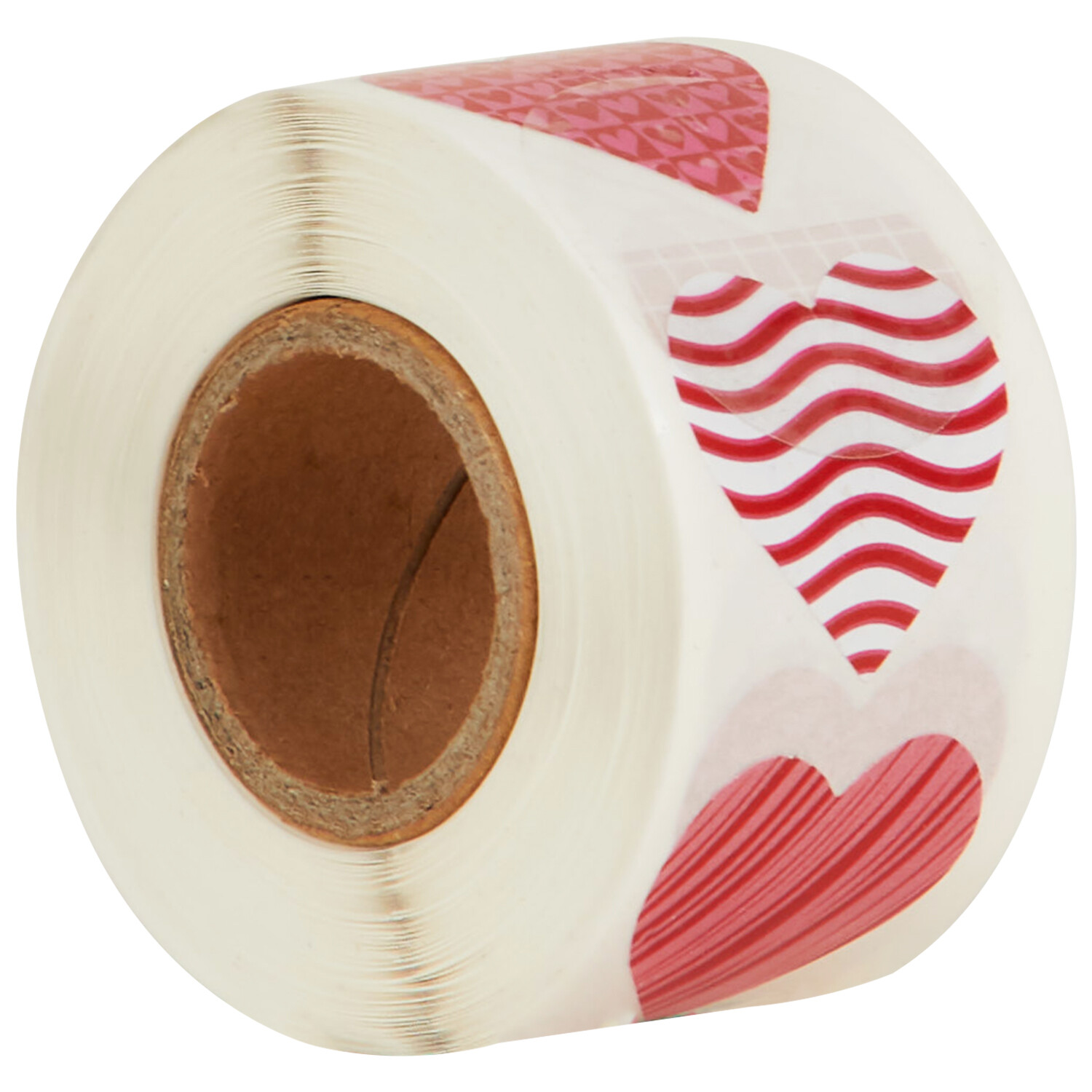 Heart Sticker Roll - Red Image 5