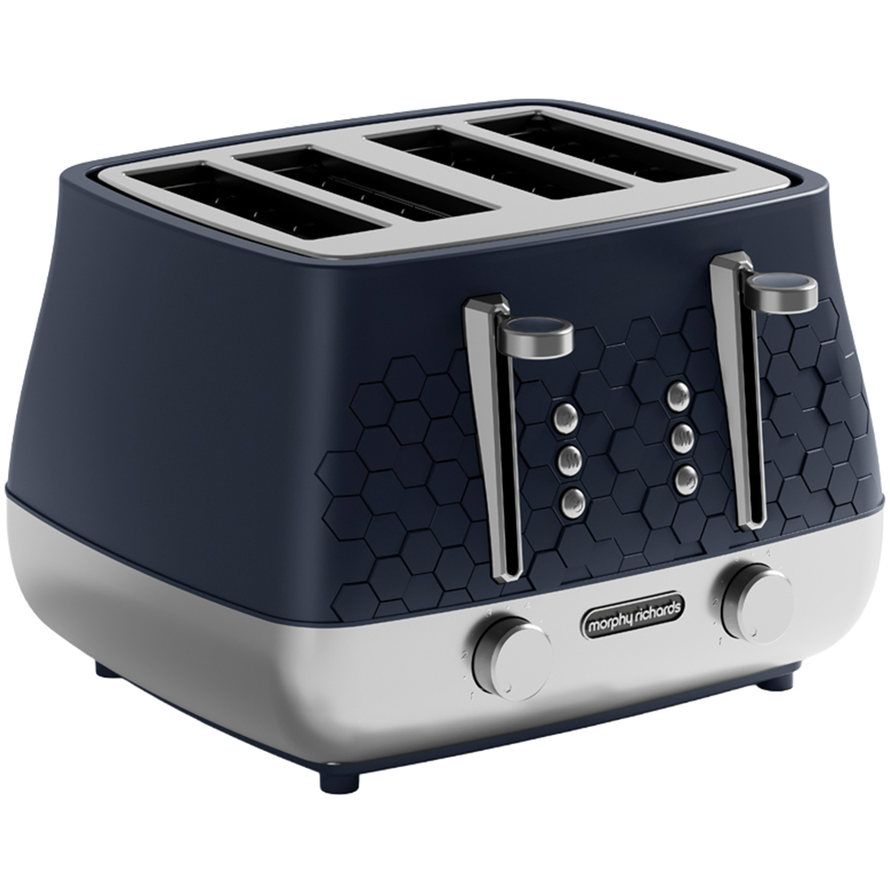 Morphy Richards 243021 Cassini Black 4 Slice Toaster Image 1