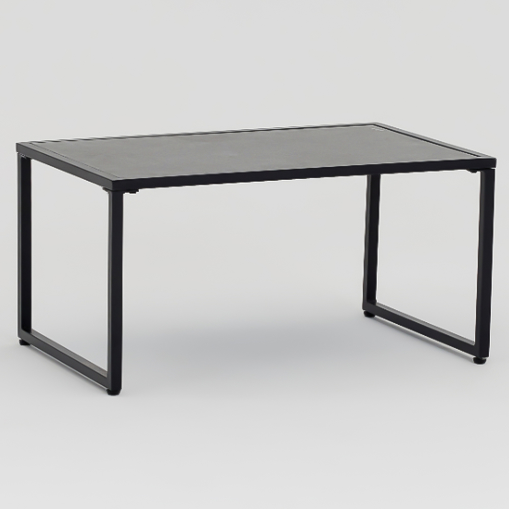 Home Detail Marbella 4 Seater Black Lounge Set with Dark Grey Cushions Image 4