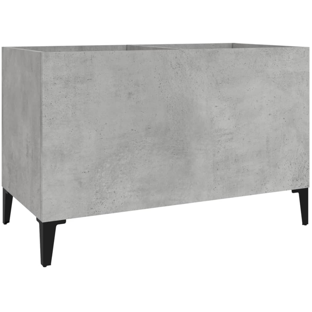 vidaXL Concrete Grey Record Cabinet Image 2