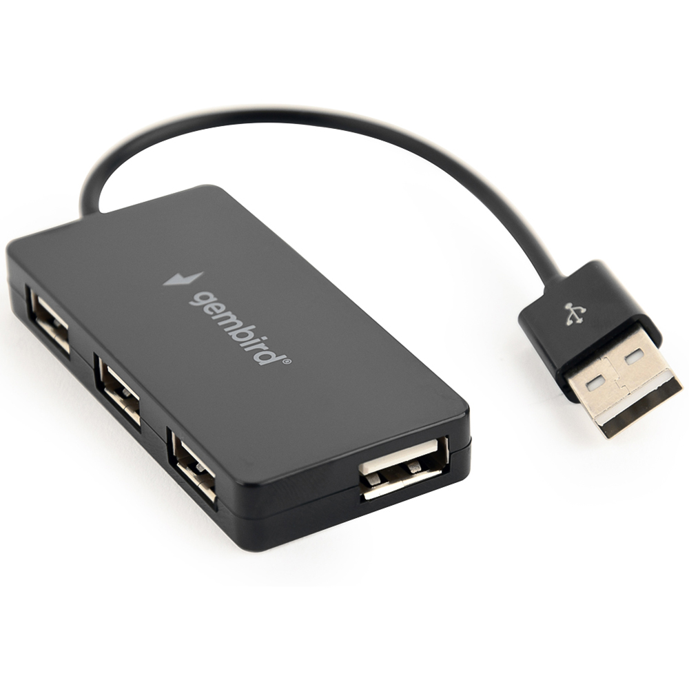 Gembird Black 4 Port USB Hub Image 3