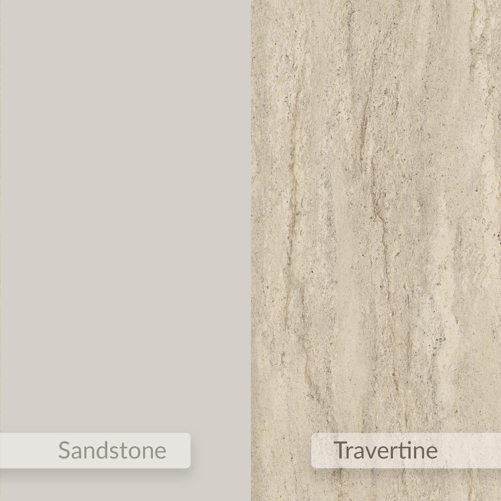 Decortie Onda Single Drawer Sandstone LED Wall-Mounted Bedside Table Image 7