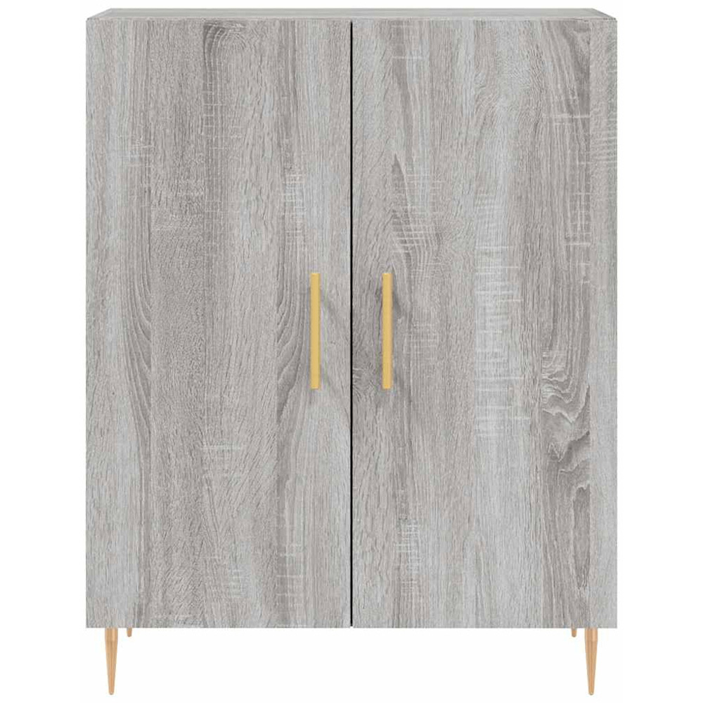 vidaXL 4 Door Grey Sonoma Oak Wooden Cabinet Image 8