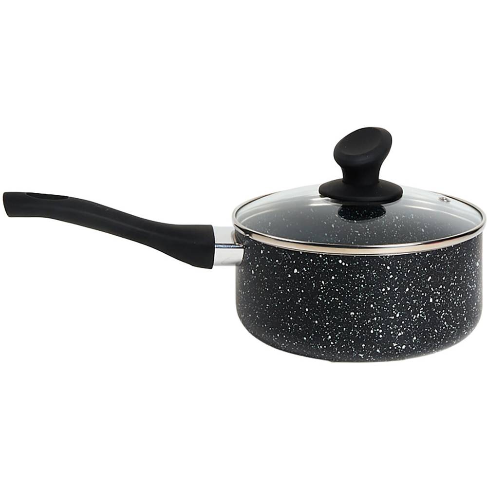 3 Piece Signature Granite Sauce Pan Set Black Image 2
