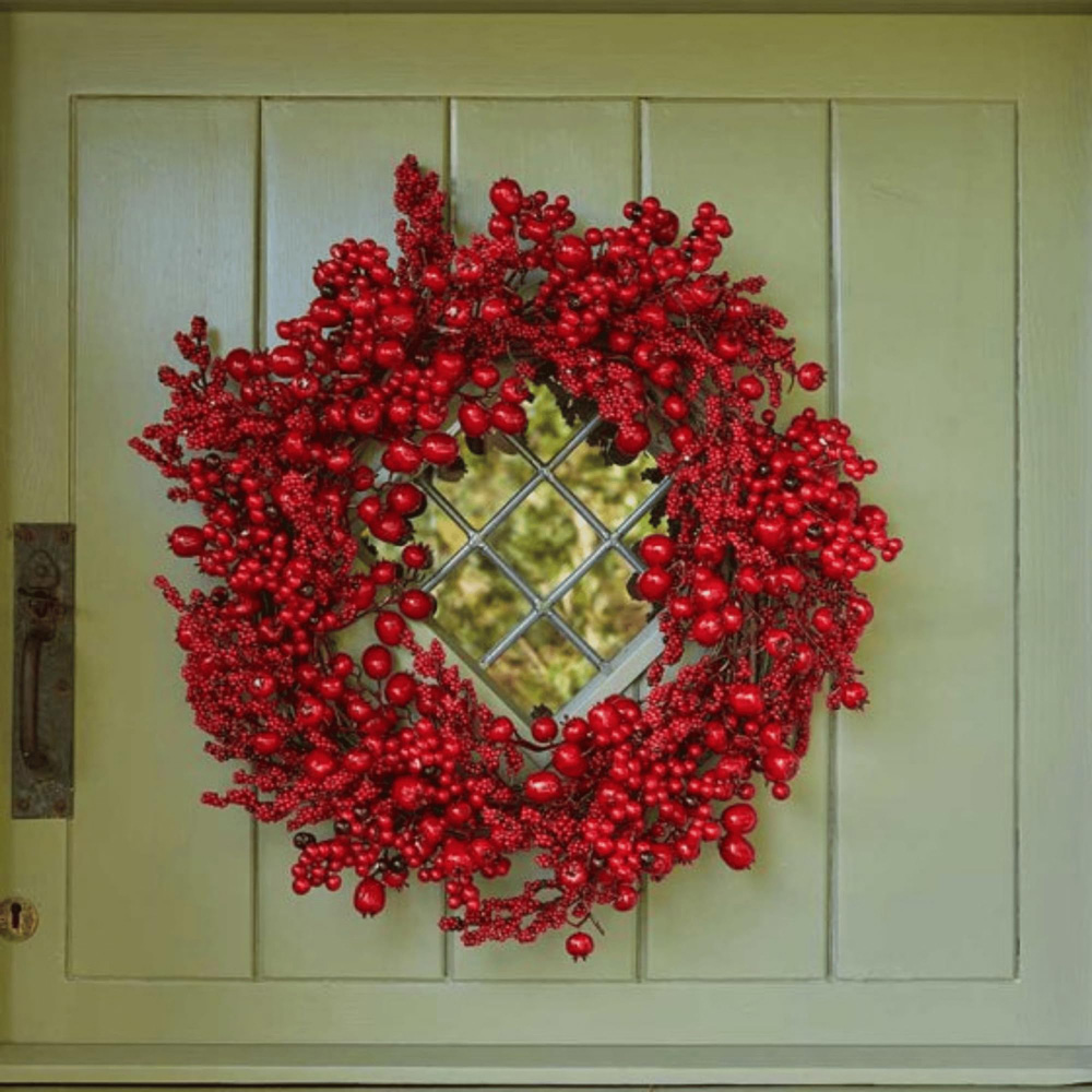 Samuel Alexander Red Berry Burst Wreath 60cm Image 2