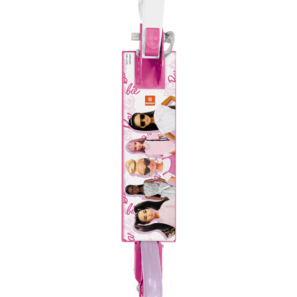 Mondo Kids Barbie 2 Wheel Foldable Scooter with Adjustable Handlebar Image 4