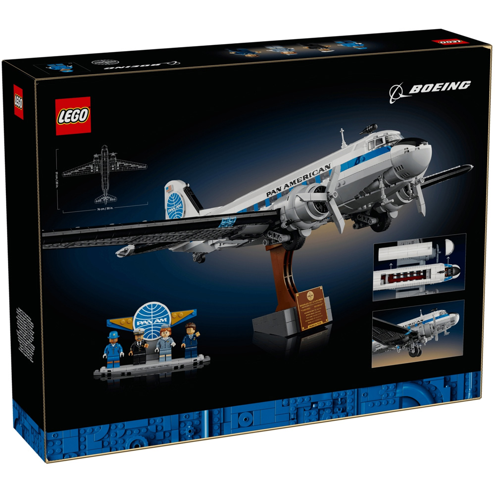 LEGO Icons 11378 Douglas DC-3 Airliner Set 1903-Piece Image 8