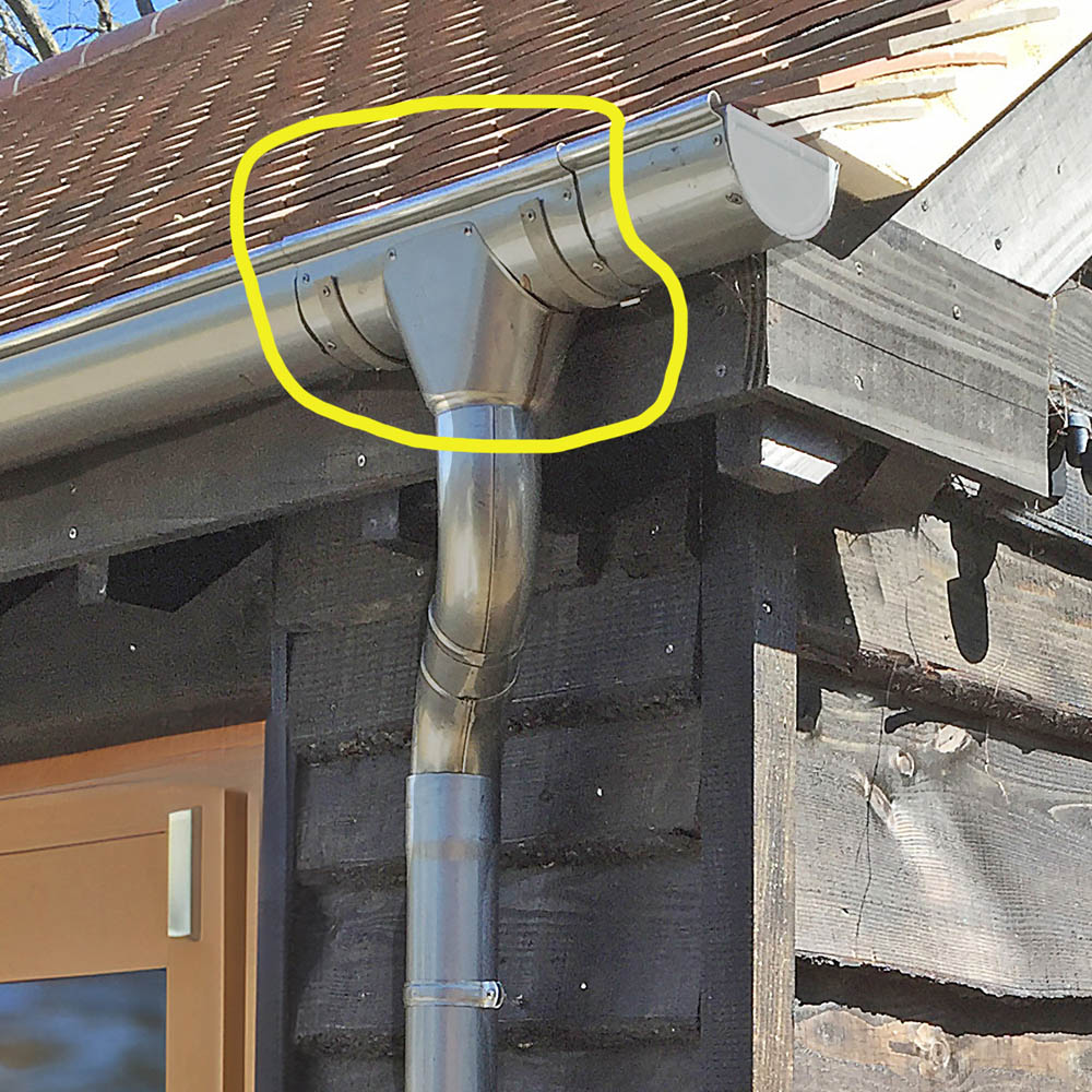 Metal Gutta Zinc Running Swiss Outlet Image 2