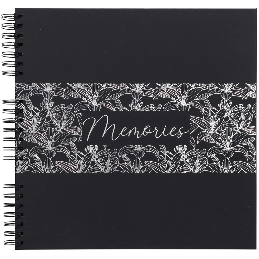 Exacompta Black Spiral Photo Album 60 Sheets 300 Photos Image 2