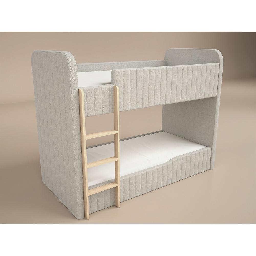 Flair Venna Beige Boucle Upholstered Bunk Bed Image 2