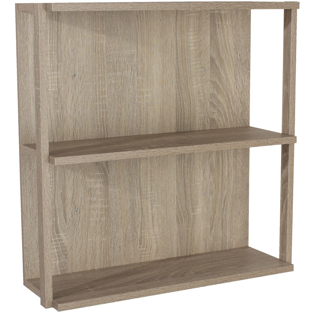 Core Products Arran 3 Shelf Oak Medium Wall Unit Image 2