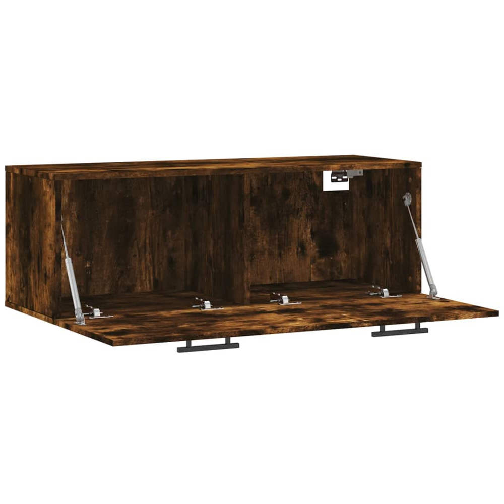 vidaXL 2 Door Smoked Oak Wall Cabinet Image 6