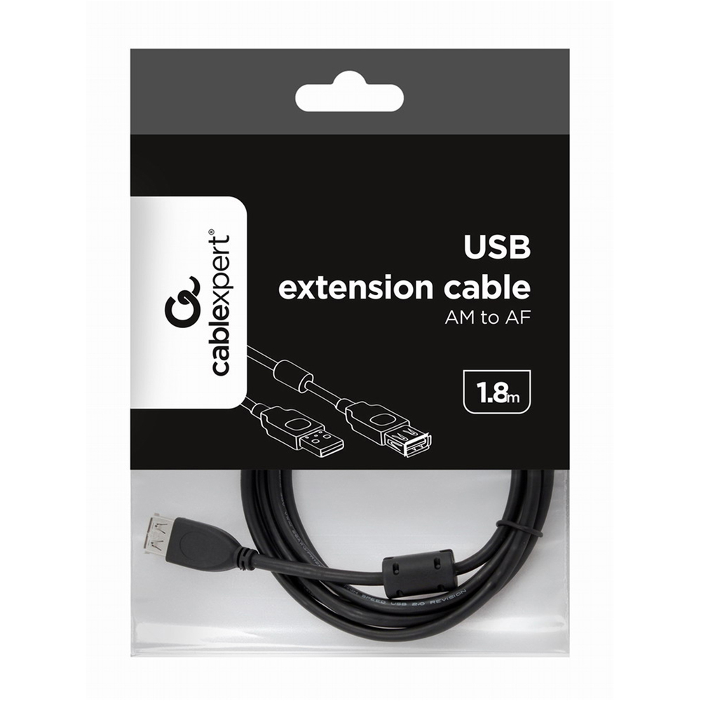 Cablexpert 1.8m Premium Quality USB 2.0 Male to Female Extension Cable Image 3