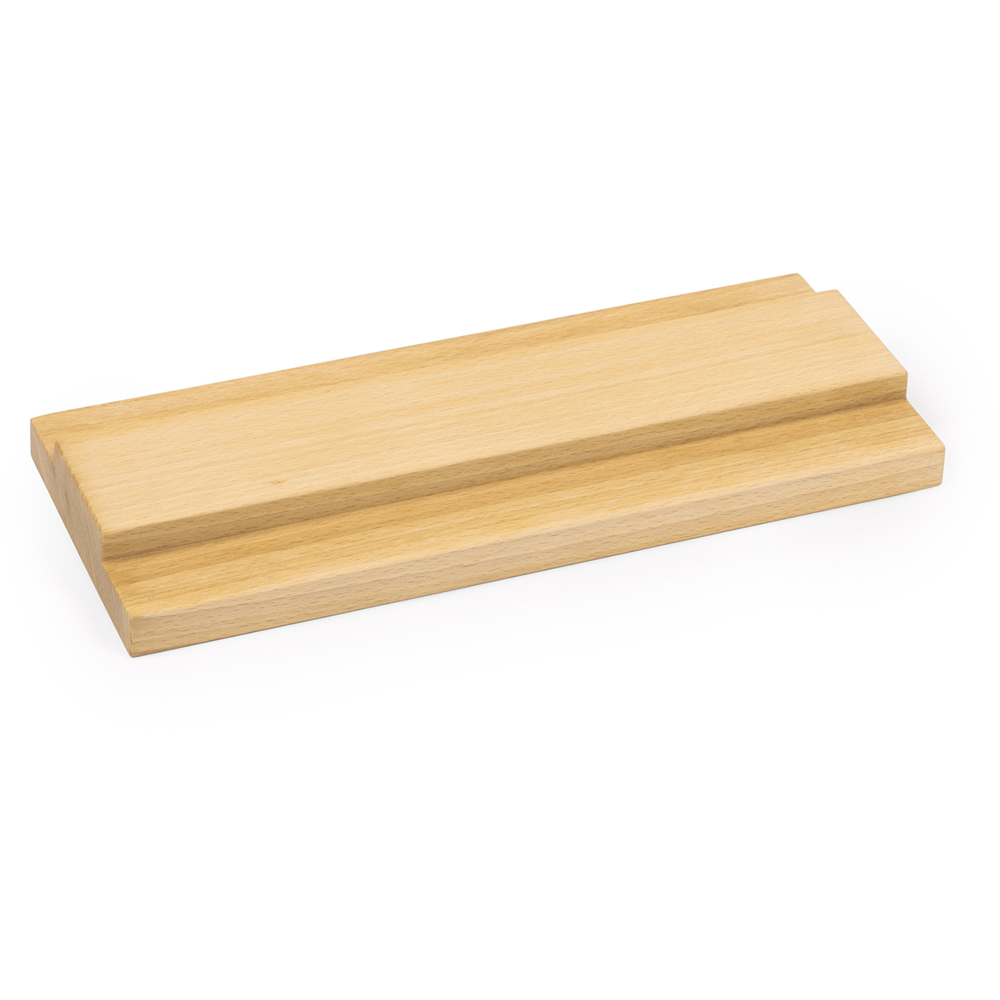 Terma Stand Beech Wood Towel Rail Shelf 400mm Image 5