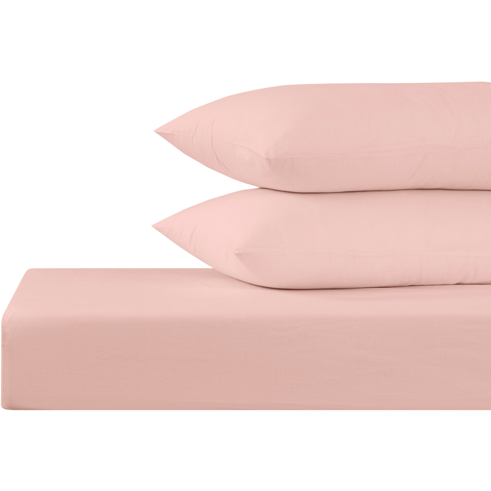 Cotton Sheet Set Blush Double Image 1