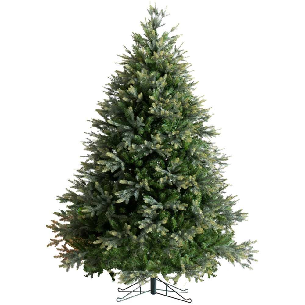 Abrihome Grand Fir Artificial Christmas Tree with 1253 Mixed Tips 6ft Image 1
