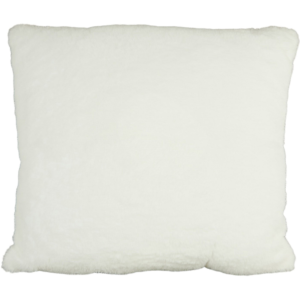Twinkling Tree Faux Fur Cushion White Image 3