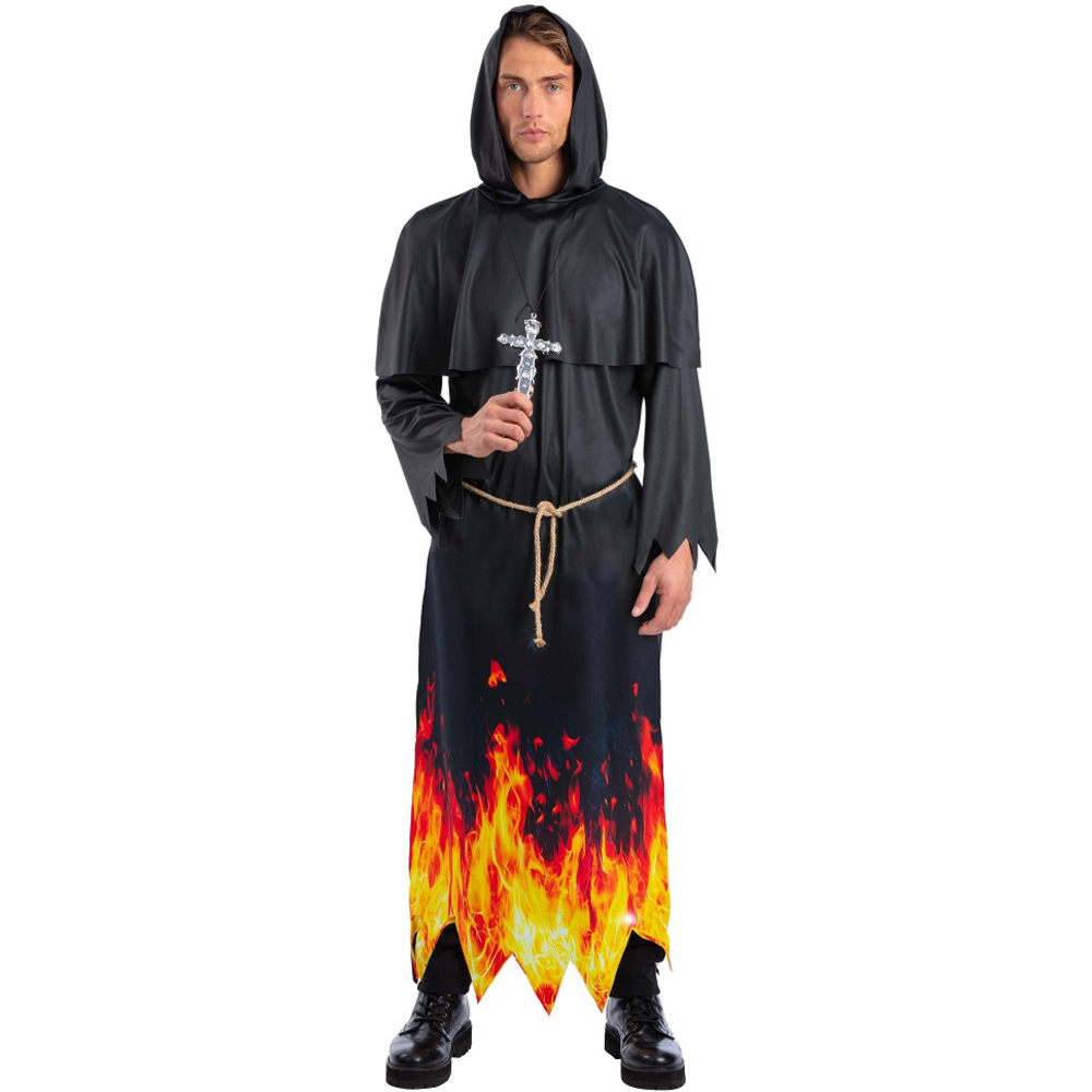 Rubies Adult Burning Priest Halloween Costume Large-XL Image 4
