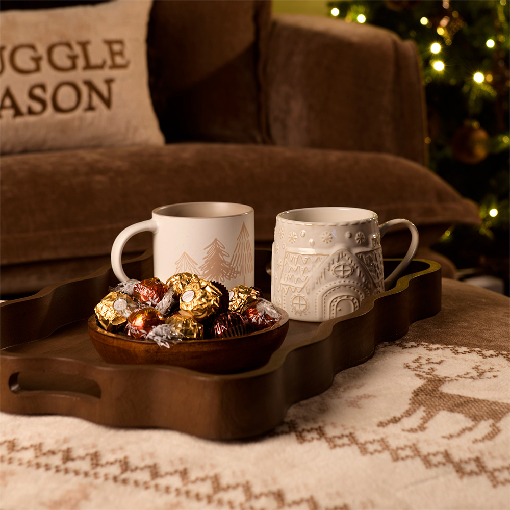 Gingerbread House or Man Embossed Mug Image 3
