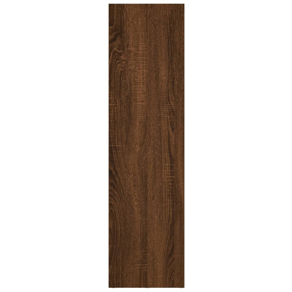 vidaXL 3 Shelf Brown Oak Bookcase Image 5