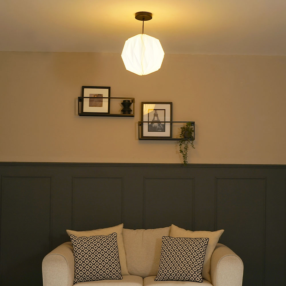 ValueLights Astrid White Paper Light Shade Image 5