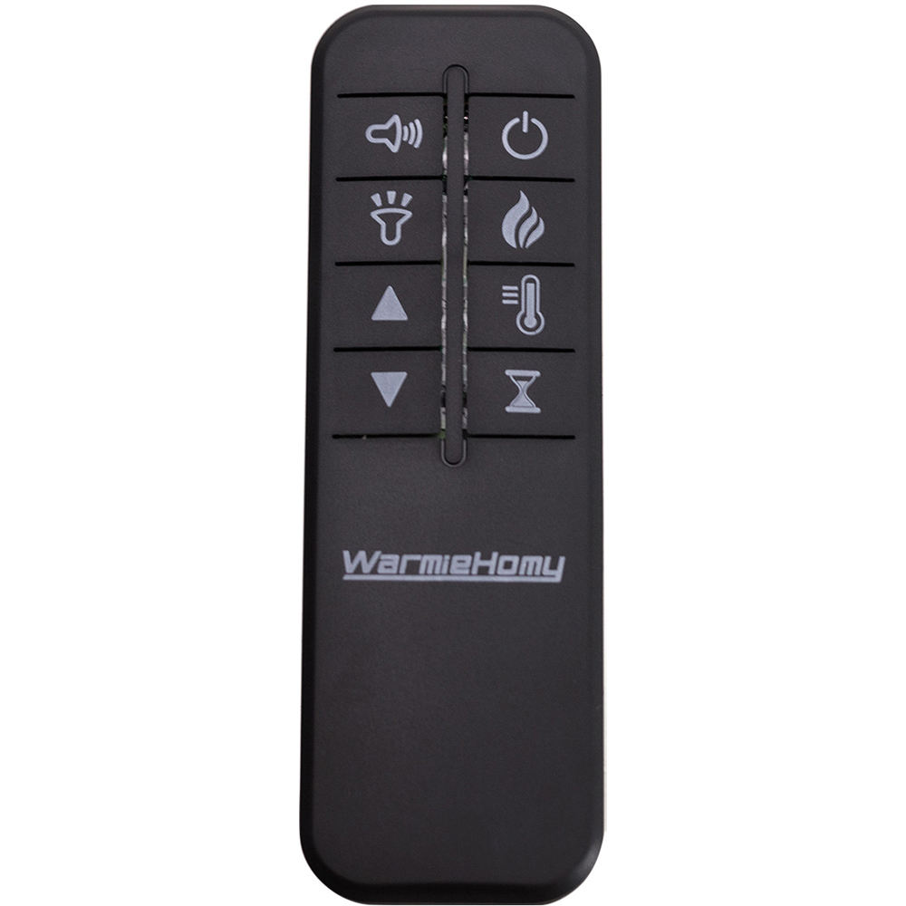 Living and Home 3-Sided Black Smart Electric Fireplace with Remote Control 49 inch Image 3