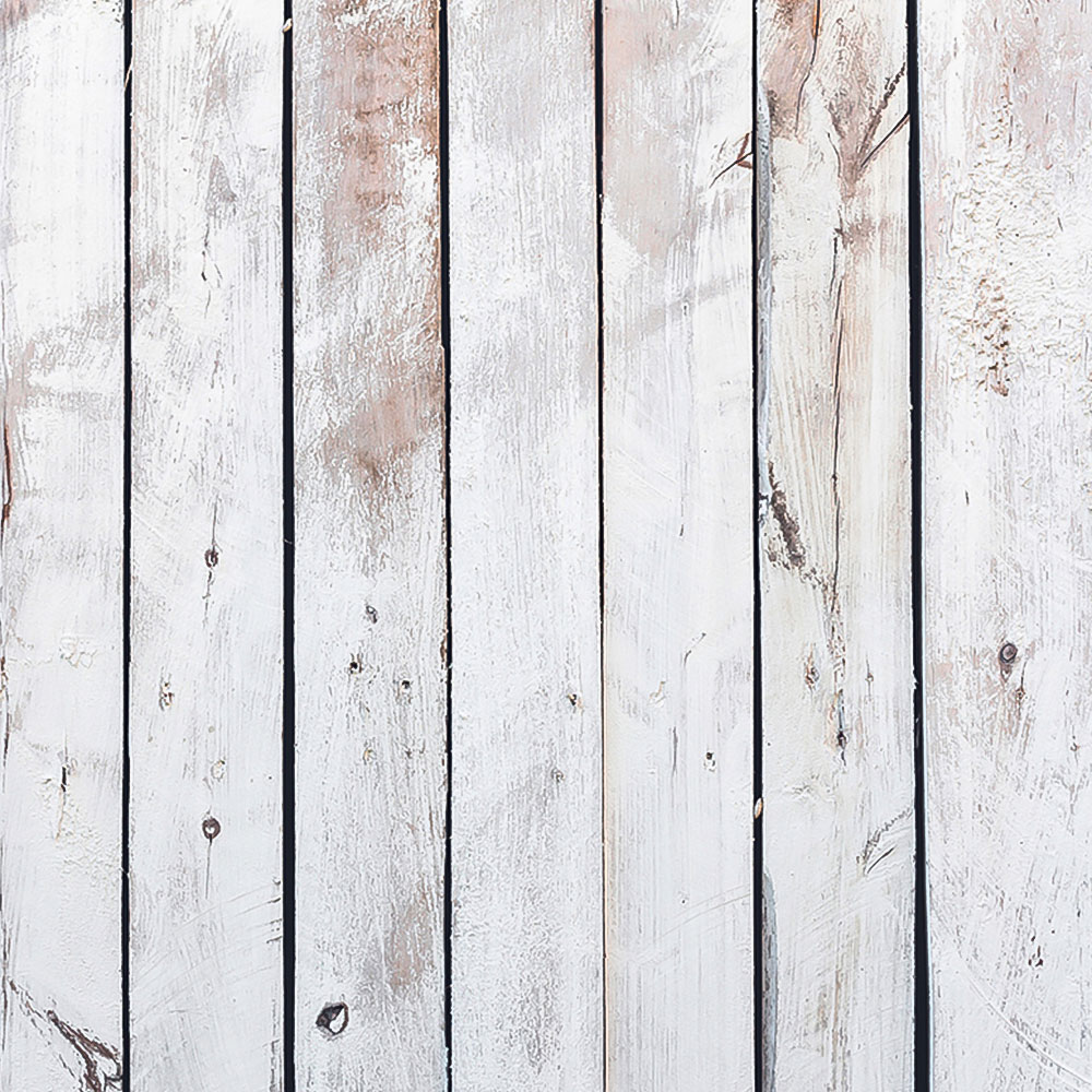 Origin Murals Vintage Wood Effect White Wall Mural Image 2