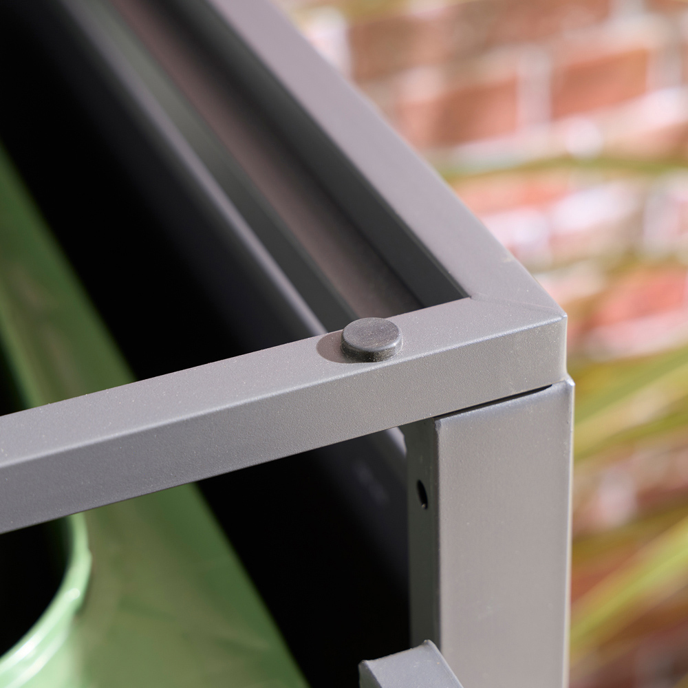 Rowlinson Chelsea Anthracite Wheelie Bin Store Image 6