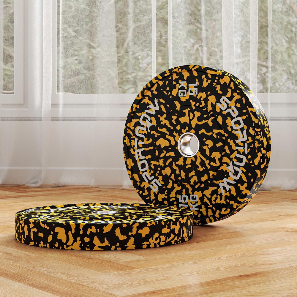 SPORTNOW Olympic Weight Lifting Weight Plates 15kg 2 Pack Image 5