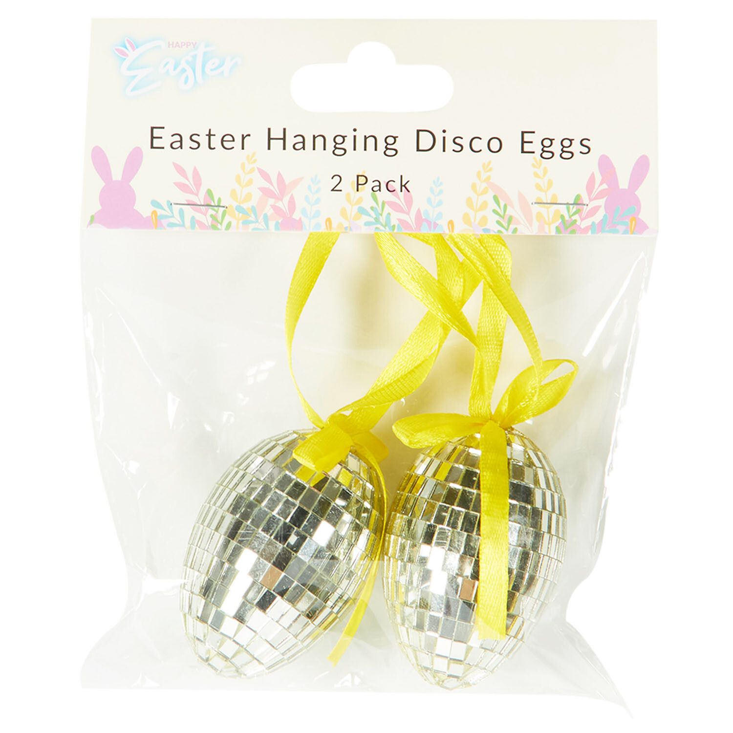 Easter Hanging Disco Eggs - Multicolour Image 6