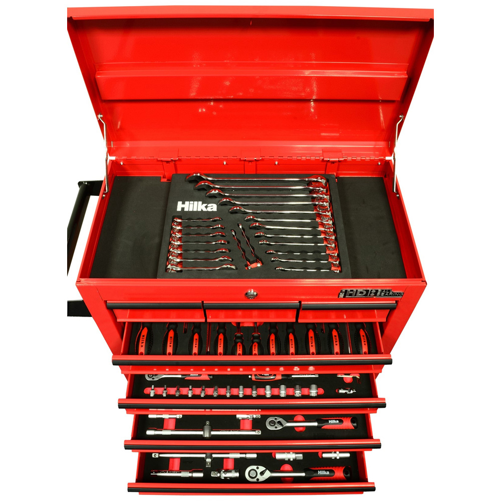 Hilka 8 Drawer Chest and Trolley with 185 Piece EVA Kit Image 2