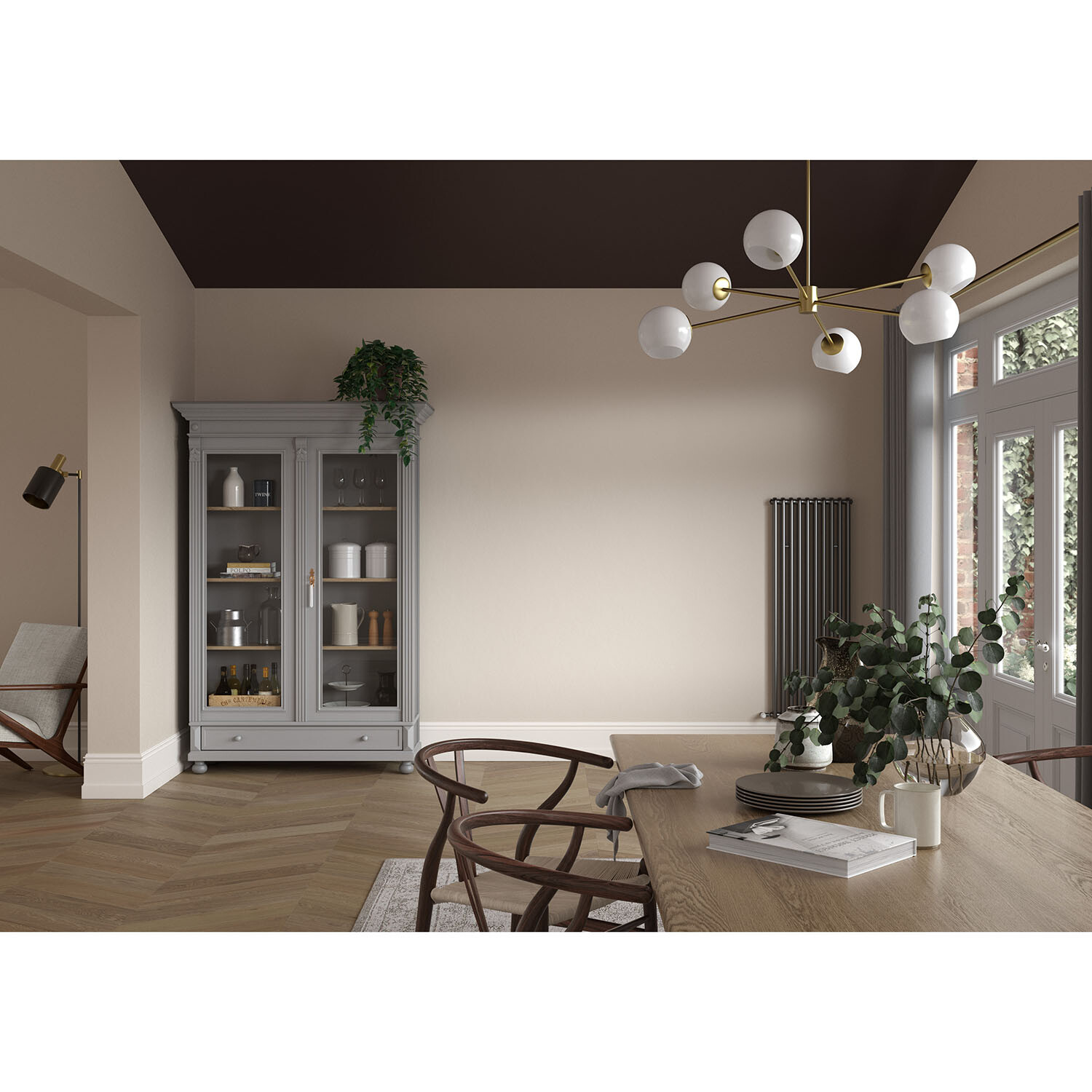Dulux Heritage Walls and Ceilings Pale Walnut Velvet Matt Emulsion Paint 2.5L Image 6