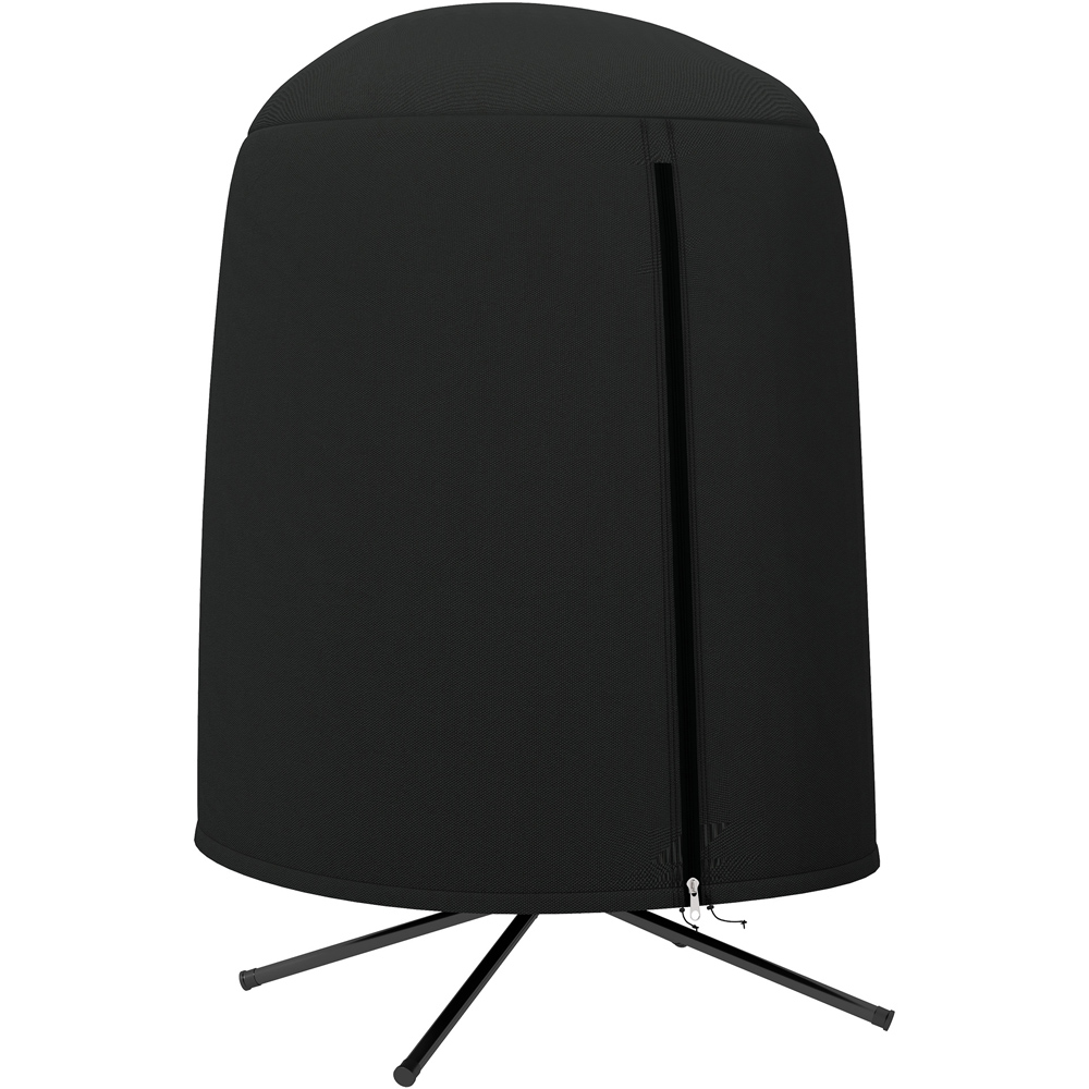 Outsunny Black Hanging Egg Chair Cover 190 x 128cm Image 1