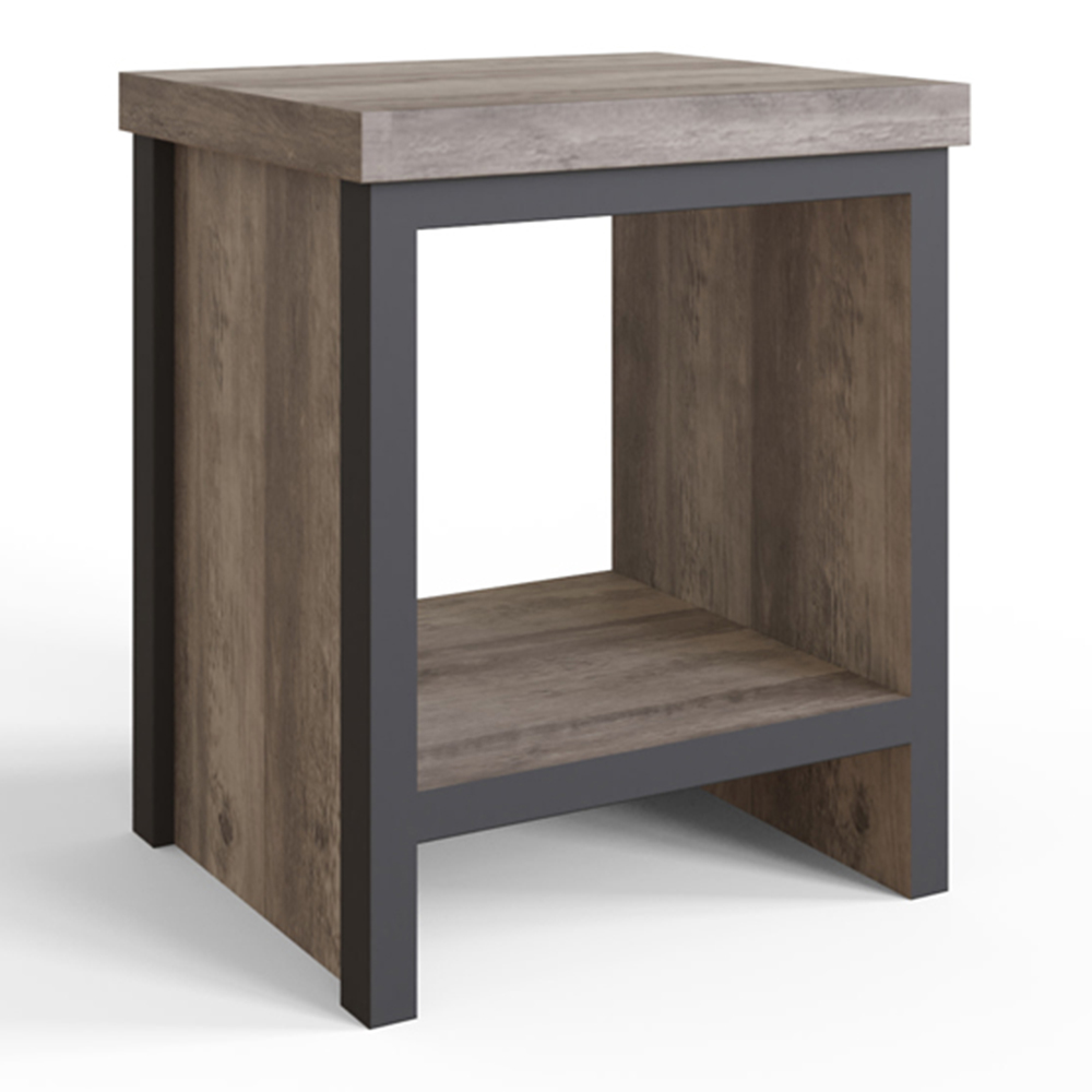 GFW Boston Grey Simple Lamp Table Image 2